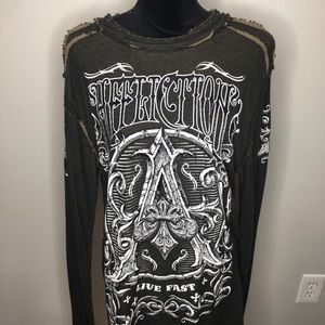 XL reversible Affliction thermal